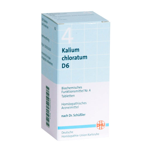 BIOCHEMIE DHU 4 Kalium chloratum D 6 Tabletten