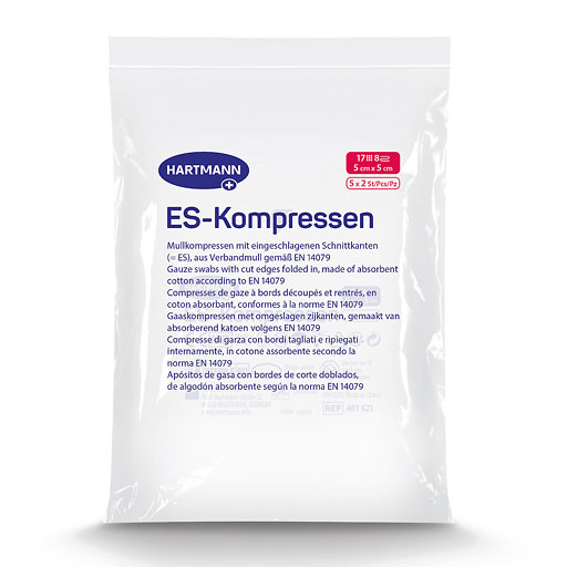 ES-KOMPRESSEN steril 5x5 cm 8fach