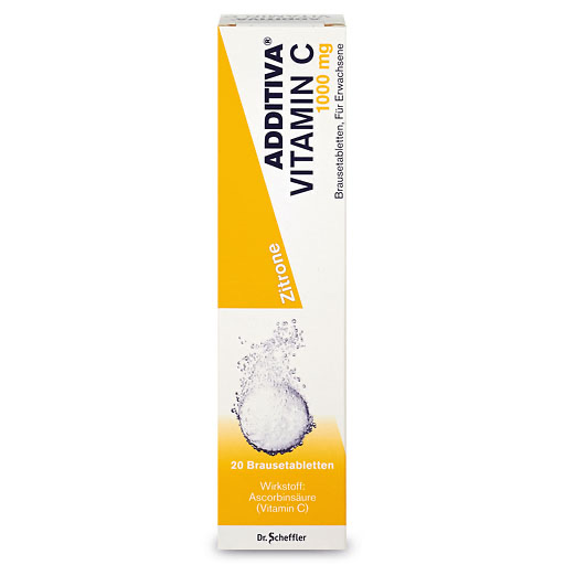 ADDITIVA Vitamin C 1 g Brausetabletten