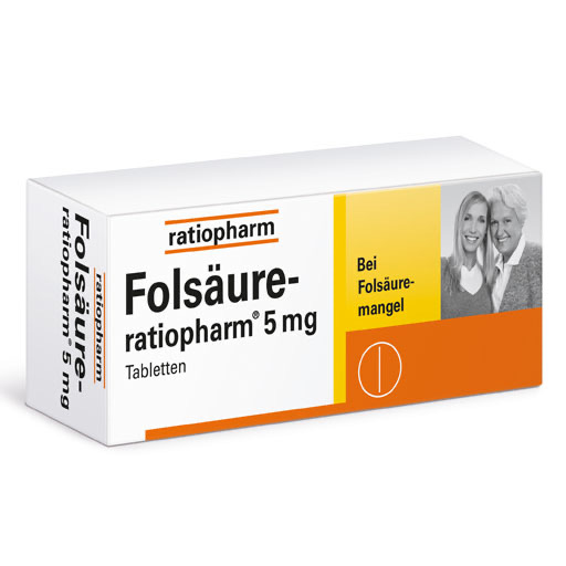 FOLSÄURE-RATIOPHARM 5 mg Tabletten