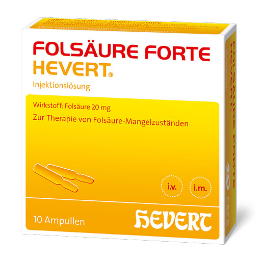 FOLSÄURE HEVERT forte Ampullen