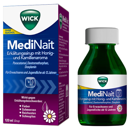 WICK MediNait Erkält.Sirup m.Honig-u.Kamillenaroma
