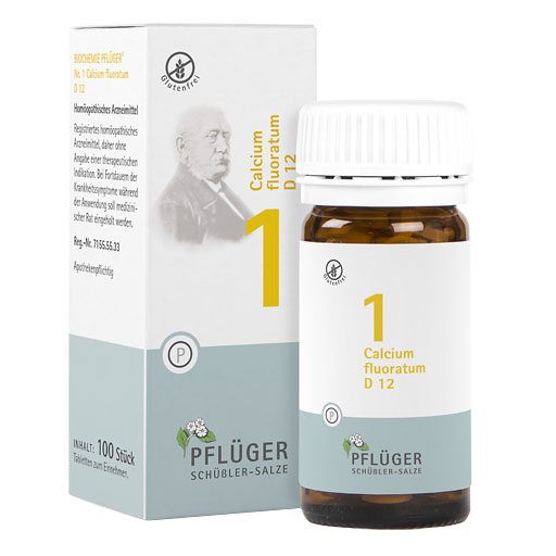 BIOCHEMIE Pflüger 1 Calcium fluoratum D 12 Tabl.