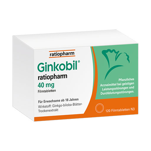GINKOBIL-ratiopharm 40 mg Filmtabletten