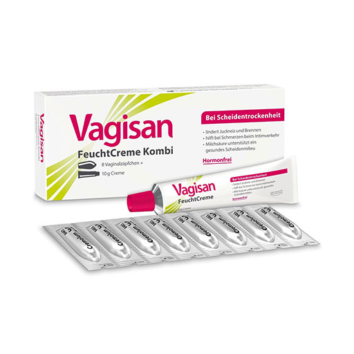 VAGISAN FeuchtCreme Kombi 8 Ovula+10 g Creme