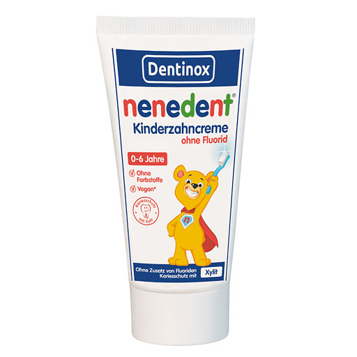 NENEDENT Kinderzahncreme o.Fluorid Standtube