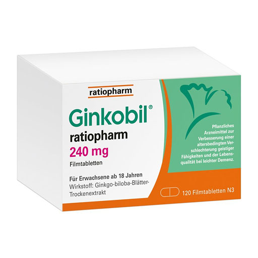 GINKOBIL-ratiopharm 240 mg Filmtabletten