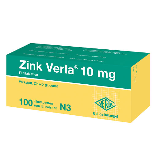 ZINK VERLA 10 mg Filmtabletten