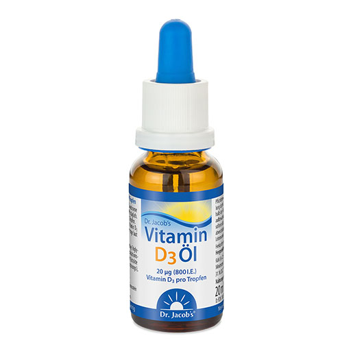 VITAMIN D3 ÖL 800 I.E. D3 Dr.Jacob's Tropf.z.Einn.