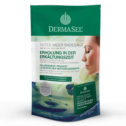 DERMASEL Totes Meer Badesalz+Erkältungszeit SPA