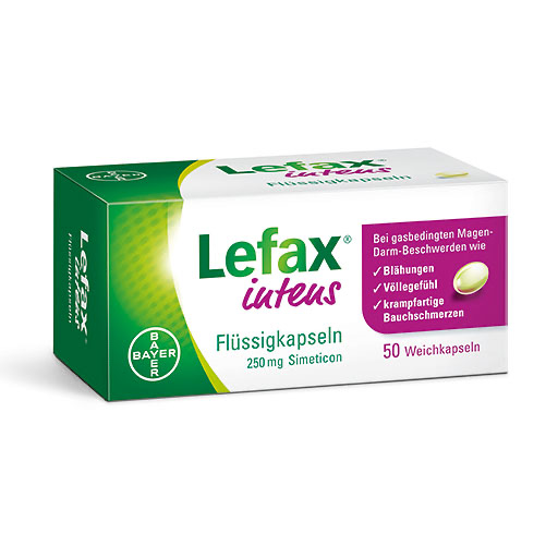 LEFAX intens Flüssigkapseln 250 mg Simeticon