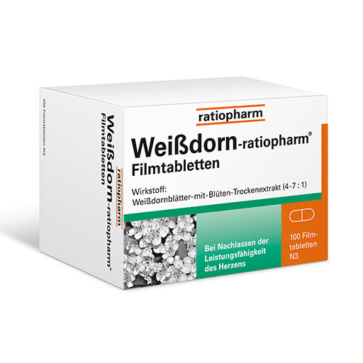 WEISSDORN-RATIOPHARM Filmtabletten