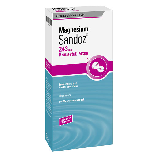 MAGNESIUM SANDOZ 243 mg Brausetabletten