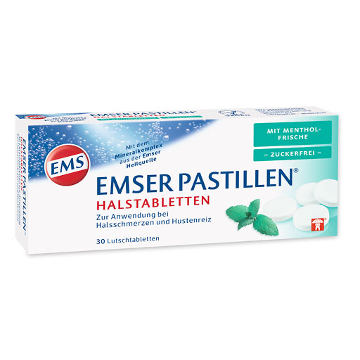 EMSER Pastillen mit Mentholfrische zuckerfrei