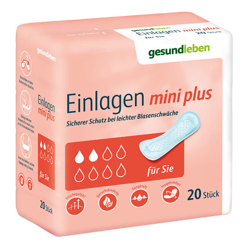 GESUND LEBEN Einlagen mini plus