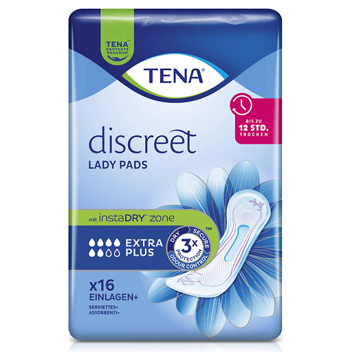TENA LADY Discreet Inkontinenz Einlagen extra plus
