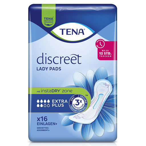 TENA LADY Discreet Inkontinenz Einlagen extra plus