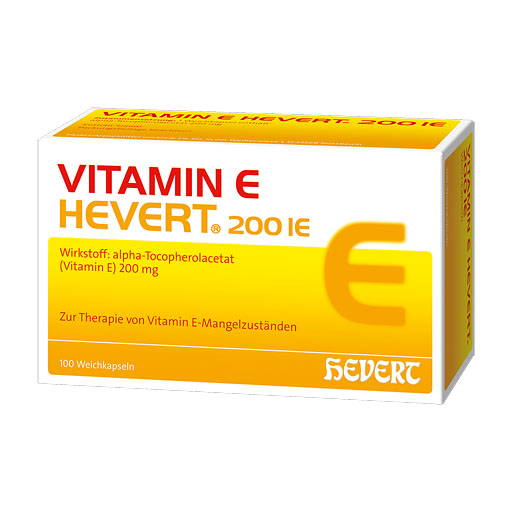 VITAMIN E HEVERT 200 I.E. Weichkapseln