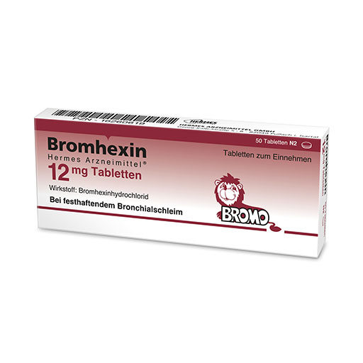 BROMHEXIN Hermes Arzneimittel 12 mg Tabletten