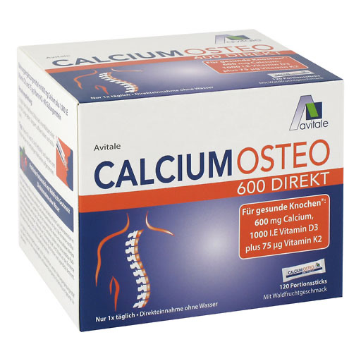 CALCIUM OSTEO 600 Direkt Portionssticks