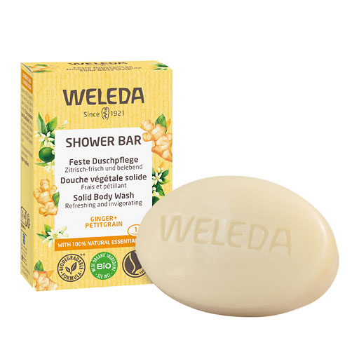 WELEDA feste Duschpflege Ginger+Petitgrain