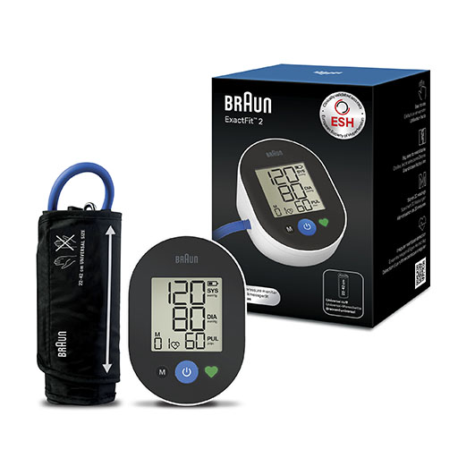 BRAUN BLUTDRUCKMESSGERÄT ExactFit2 O.Arm BUA4050EU