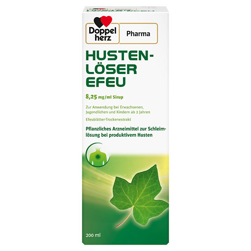 HUSTENLÖSER EFEU DoppelherzPharma 8,25 mg/ml Sirup