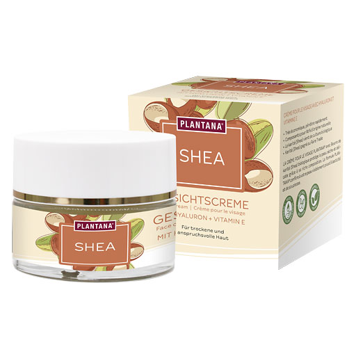PLANTANA Shea Gesichtscreme Hyaluron & Vitamin-E
