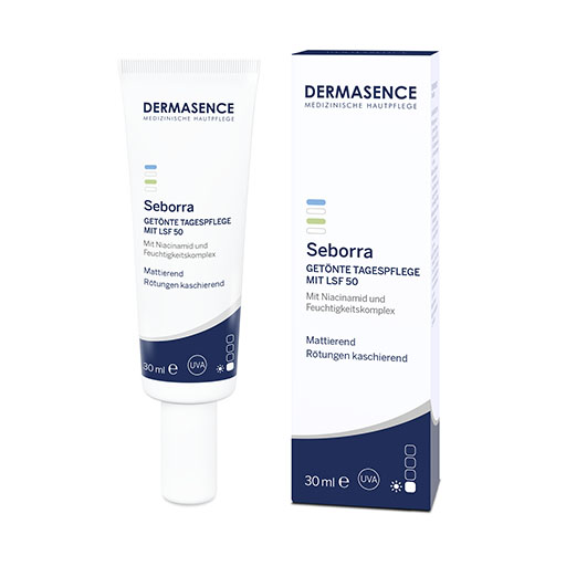 DERMASENCE Seborra Getönte Tagespflege mit LSF 50