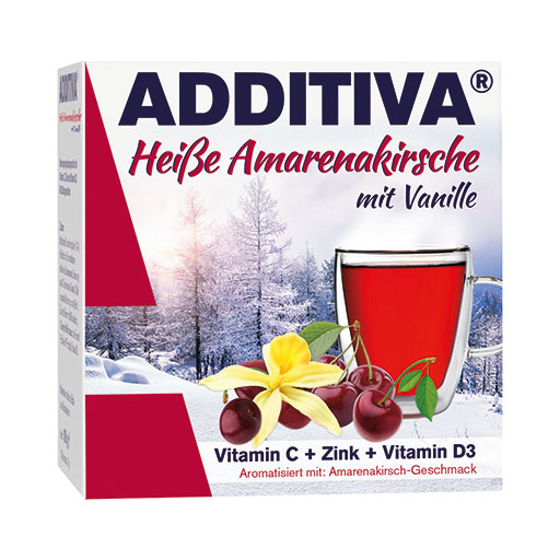 ADDITIVA heiße Amarenakirsche mit Vanille Pulver