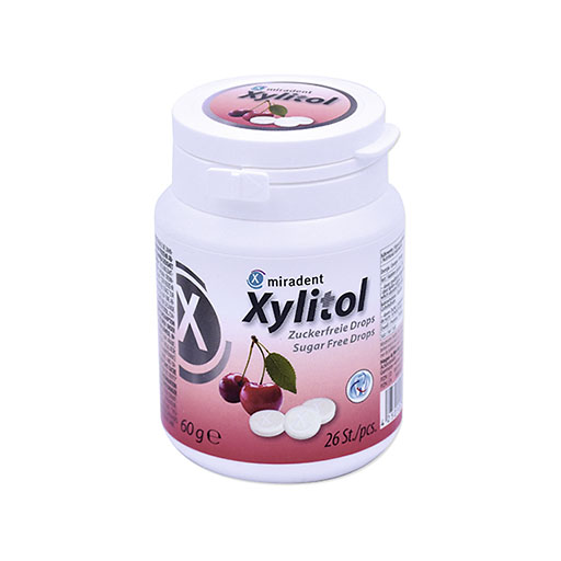 MIRADENT Xylitol Drops Cherry Dose