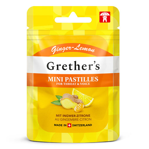 GRETHERS Ginger Lemon zuckerfrei Past.Mini Beutel